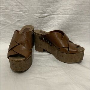 NWOT Pedro Garcia Wedge Platform Shoes Size 36